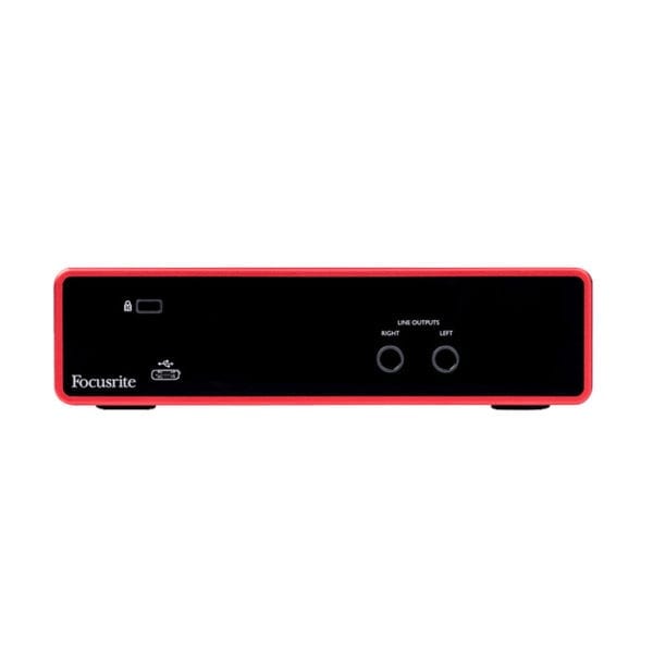 Focusrite Scarlett 2i2 USB Audio Interface - 2nd Generation Back View