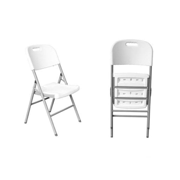 Foldable White Chairs