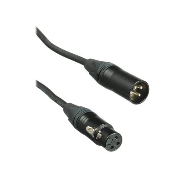 Kopul Premium Performance 3000 Series XLR M to XLR F Microphone Cable - 50' (15.2 m), Black