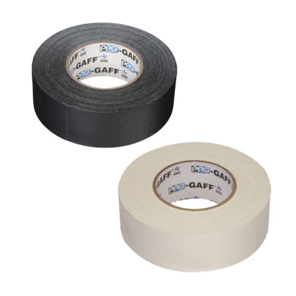 Pro Gaff, Gaffer Tape 2 x 55yd, Black, White