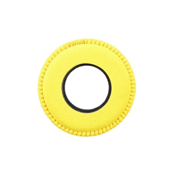 Bluestar Microfiber Yellow Small Round Eye Cushion