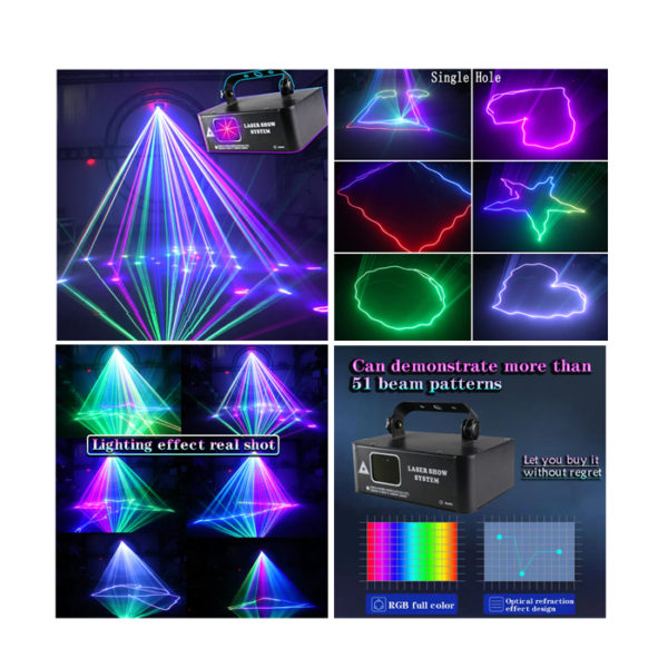RGB Full Color Beam Scanning Laser Light