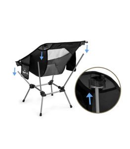 HOMFUL Camping Chair,Ultralight Portable Backpacking Chairs