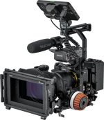Nikon ZR built up with SmallRig cage, Chrosziel matte box, follow focus, Atomos monitor and Tascam audio – cinema rental package, MediaVision Mauritius